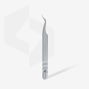 Pinza profesional para pestañas con nanomuescas EXPERT 45 TYPE 1 curvada