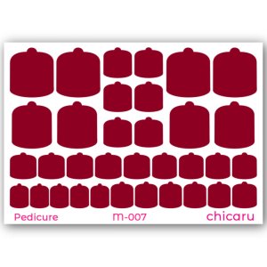 Pegatinas para uñas de PEDICURA Nail wrap 9