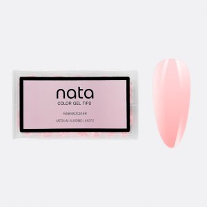 Gel tips nails Press On Baby Boomer almond