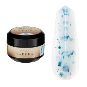 FOX Sakura Builder Gel 006 — gel constructor con flores secas