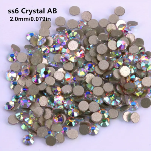 Cristales multicolor para uñas SS6 AB