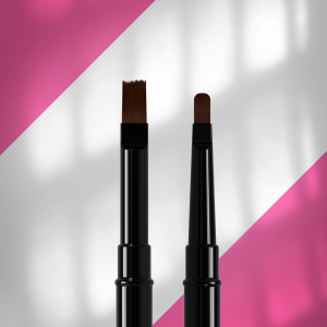 Pincel profesional Staleks Double-Ended Brush para gel – doble punta – 7 mm / 10 mm