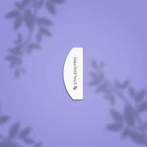 Lima Pulidora Buff Mini STALEKS PRO, media luna 100/180 Grit, (20 Uds)