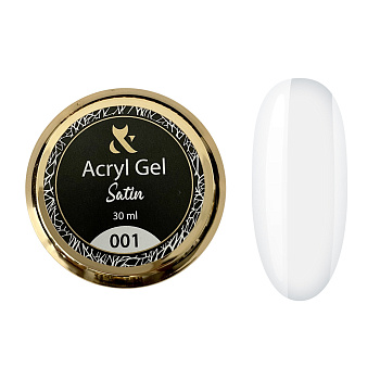 Acryl Gel Satin 001, 30ml Tubo