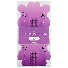 DNKa Short Paper Builder Nail Forms — professional paper forms for nail extensions
