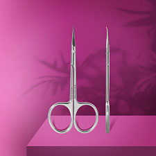 Tijeras profesionales para cutícula (punta doblada) Staleks Pro Expert 51 Tipo 3