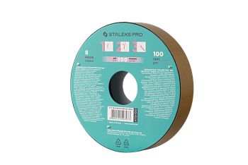 Rollo de repuesto para el estuche de plástico donut STALEKS PRO 180 grit, pz, BLANCO