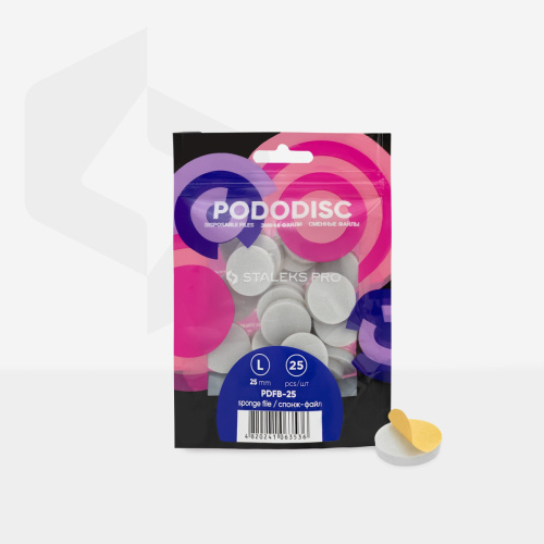 Repuestos para disco de pedicura Pododisc Staleks - Esponja L (25 ud) 