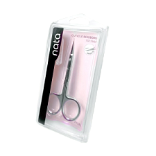 Professional cuticle scissors Nata, curved blade 102.5mm