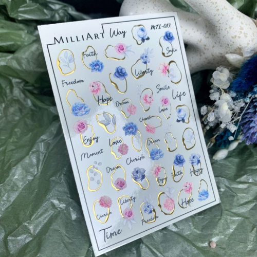 Pegatinas para uñas con efecto de lámina