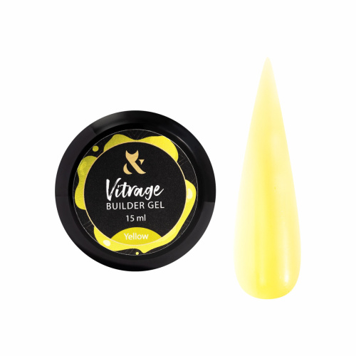 Builder gel VITRAGE YELLOW, 15 ml