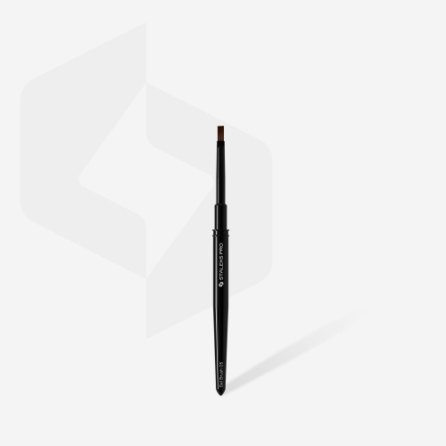 Pincel profesional Staleks Gel Brush 08 – pincel recto para gel constructor – 6 mm / 10 mm