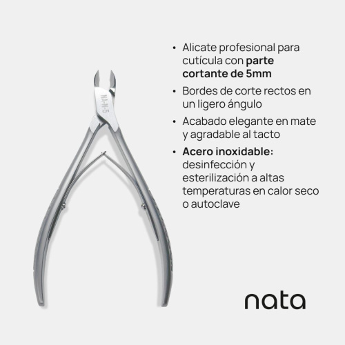 Alicates para cutícula Nata 5mm