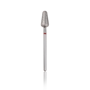 Broca de diamante "gota redondeada" rojo, L- 12,0 mm., Ø6 mm. Prolongada