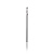 Fresa de acero inoxidable con punta plana para eliminar callos profundos, longitud - 6,5 mm, diámetro - 2,3 mm.