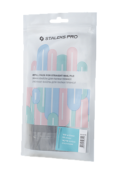 White disposable files for straight nail file Staleks Pro Expert 22 DFE-22