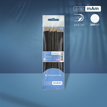 Desechables papMam con base de madera Staleks Pro Expert 22, 150 grit (10 pcs.)