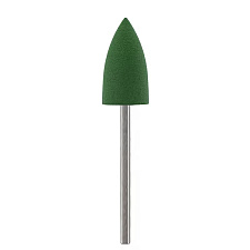 Silicone Nail Drill Bit Green Cone (Glossy Finish)