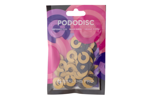 Repuestos para disco de pedicura Pododisc Staleks Anillo S, grano 80 (50 ud)