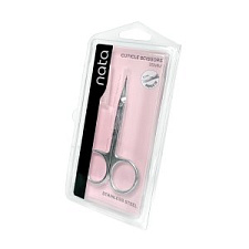 Professional cuticle scissors Nata, with a hook 95mm