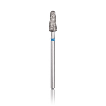 Broca de diamante para uñas "gota redondeada" azul, L- 12,0 mm, Ø4,5 mm.