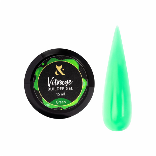 Builder gel VITRAGE GREEN, 15 ml