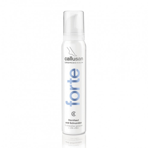 Callusan cream mousse FORTE 15% Urea
Crema en espuma. Cuidado rápido e intenso de callosidades y grietas.
