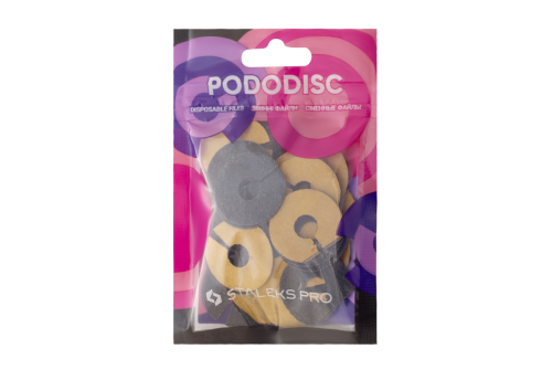 Repuestos para disco de pedicura Pododisc Staleks Anillo L, grano 80 (50 ud)