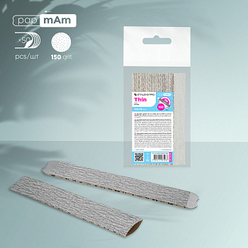 Forros de repuesto papmAm para la lima recta Staleks Pro Smart 22, grosor 100 (50 pz)