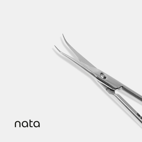 Tijeras para cutícula Nata, punta doblada 95mm
