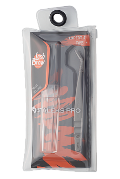 Pinza para pestañas  EXPERT 41 TYPE 9 L-shaped, 35