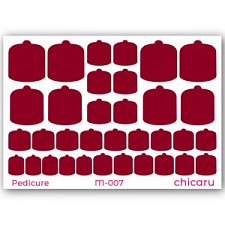 Pegatinas para uñas de PEDICURA Nail wrap 9