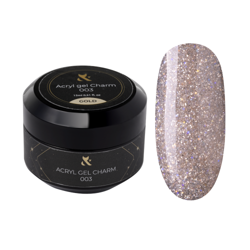 Acryl Gel Charm Gold 003