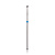 Broca de carburo de tungsteno "BOLA" 2,3 mm, azul