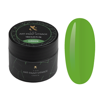 FOX Art paint Vitrage GREEN