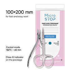 Bolsas de estirilizacion MicroSTOP White (100 x 200 mm)