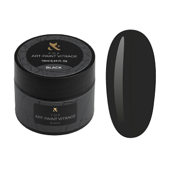 Art Paint Vitrage BLACK