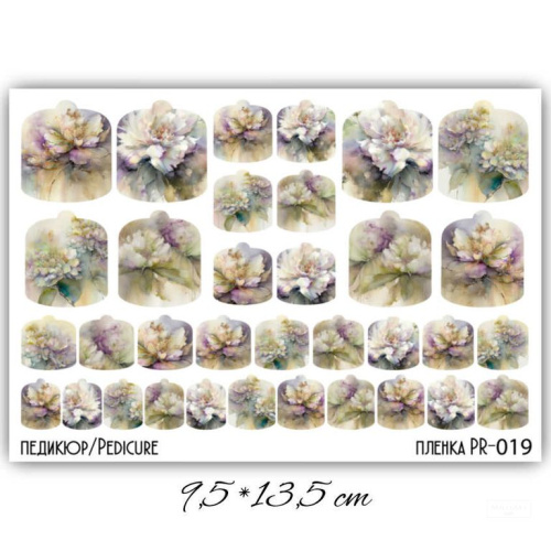 Pegatinas para uñas de PEDICURA Nail wrap