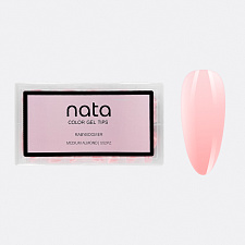 Gel tips nails Press On Baby Boomer almond