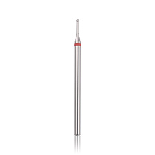 Broca de carburo de tungsteno "BOLA" con cuello estrecho/ 1 mm, roja