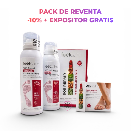 Programa Profesional FEETCALM SOS Repair Antifúngico para Pies y Uñas con Expositor GRATIS SET
