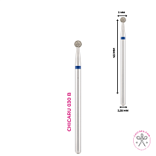 Broca / FRESA de diamante Chicaru "Bola" 3 mm