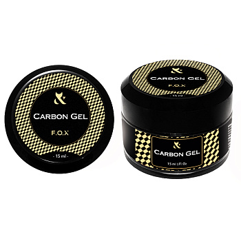 FOX Carbon Gel — gel constructor con fibras de vidrio para uñas (transparente)