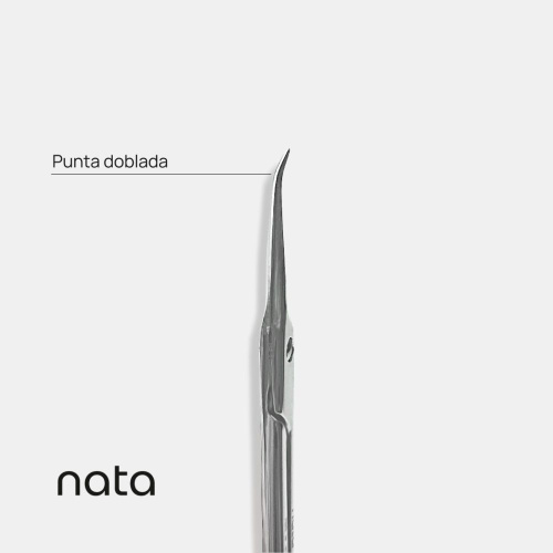 Tijeras para cutícula Nata, punta doblada 95mm