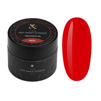 FOX Art paint Vitrage RED
