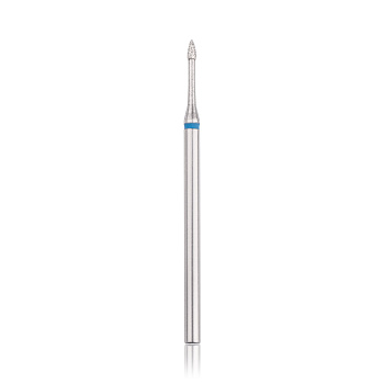 Fresa de diamante "cilindro puntiagudo" azul, L- 3.5 mm., Ø1.6 mm.