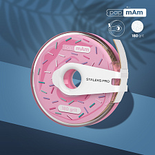 Файл-лента PapMam пончик в пластиковой катушке STALEKS PRO 240 грит , шт. White