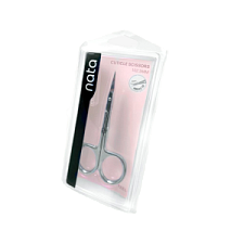 Professional cuticle scissors Nata, with a hook 102.5mm